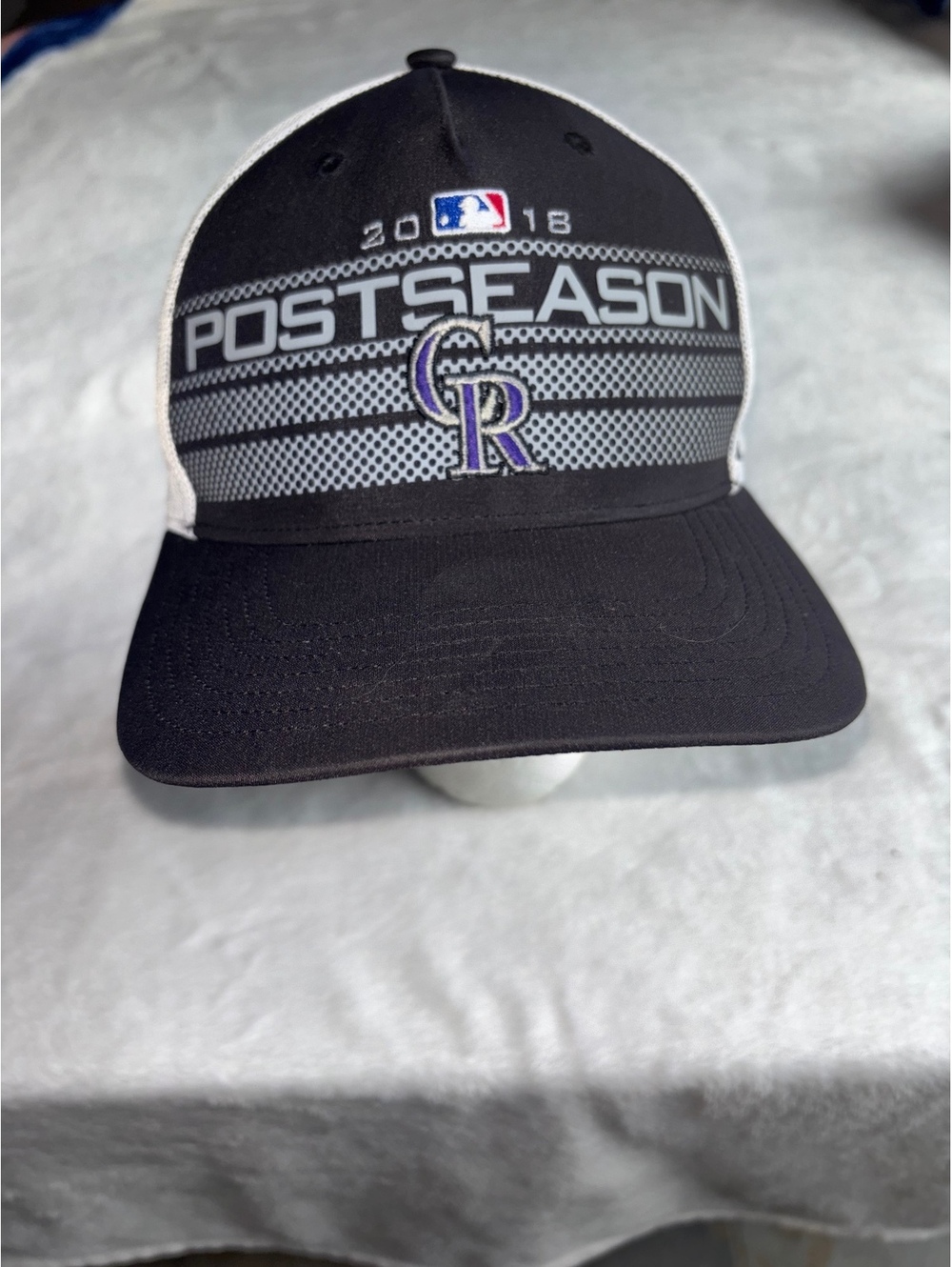 Colorado Rockies 2018 Postseason MLB Hat 47 Brand Trucker Snapback